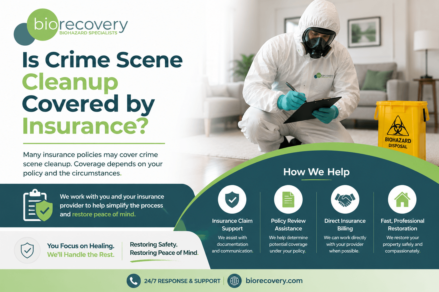 Featured image for “Does Insurance Cover Crime Scene Cleanup?”