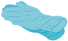 There are several best methods to remove disposable gloves.