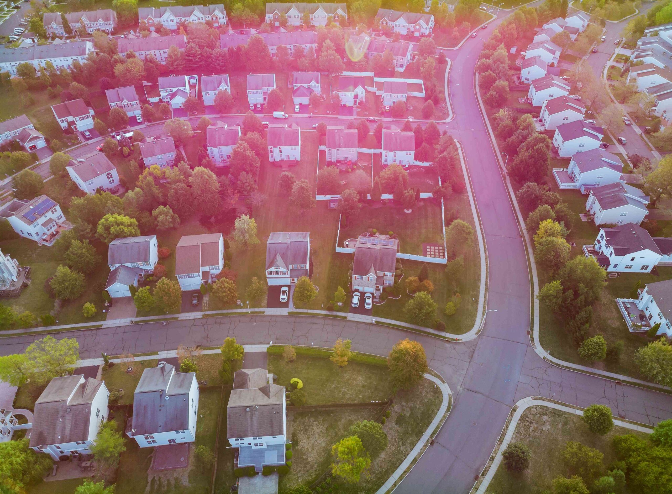 Residential homes in Edison, New Jersey