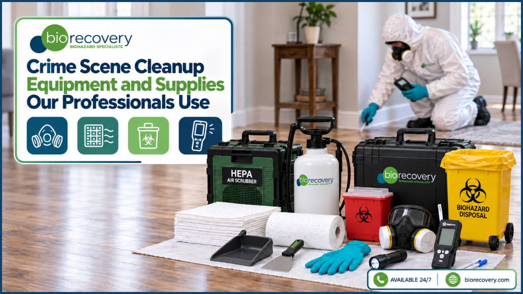 Featured image for “Crime Scene Cleanup Equipment and Supplies Our Professionals Use”