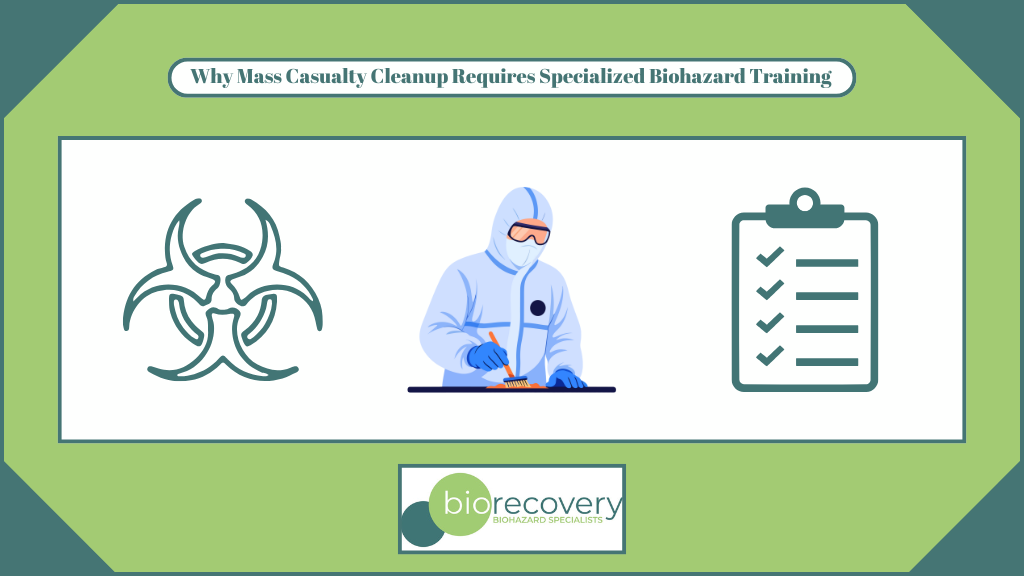 Why Mass Casualty Cleanup Requires Specialized Biohazard Training