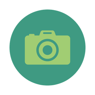 Document icon representing biohazard scene documentation