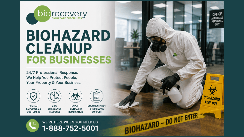 Featured image for “Biohazard Cleanup for Businesses”