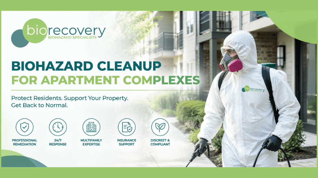 Biohazard Cleanup for Apartment Complexes